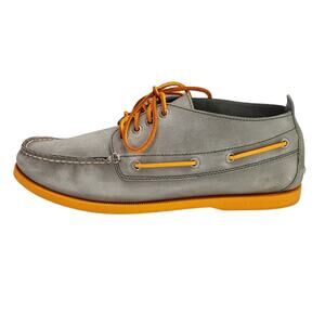 Sperry Chukka Boots, Size 11.5, Grey Leather.